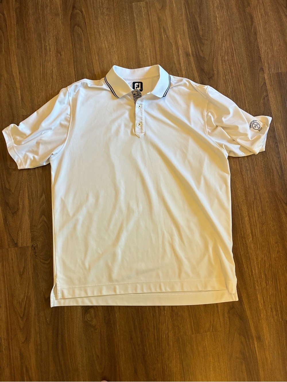 Footjoy White Golf Polo Shirt Men’s XL